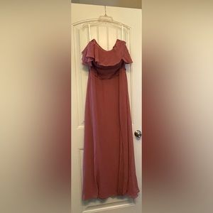 Dusty rose bridesmaid dress - size 12